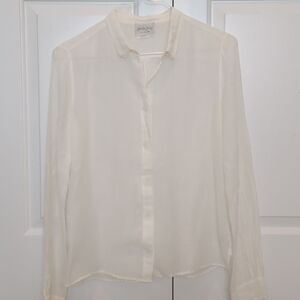 Giada Forte white cotton blouse